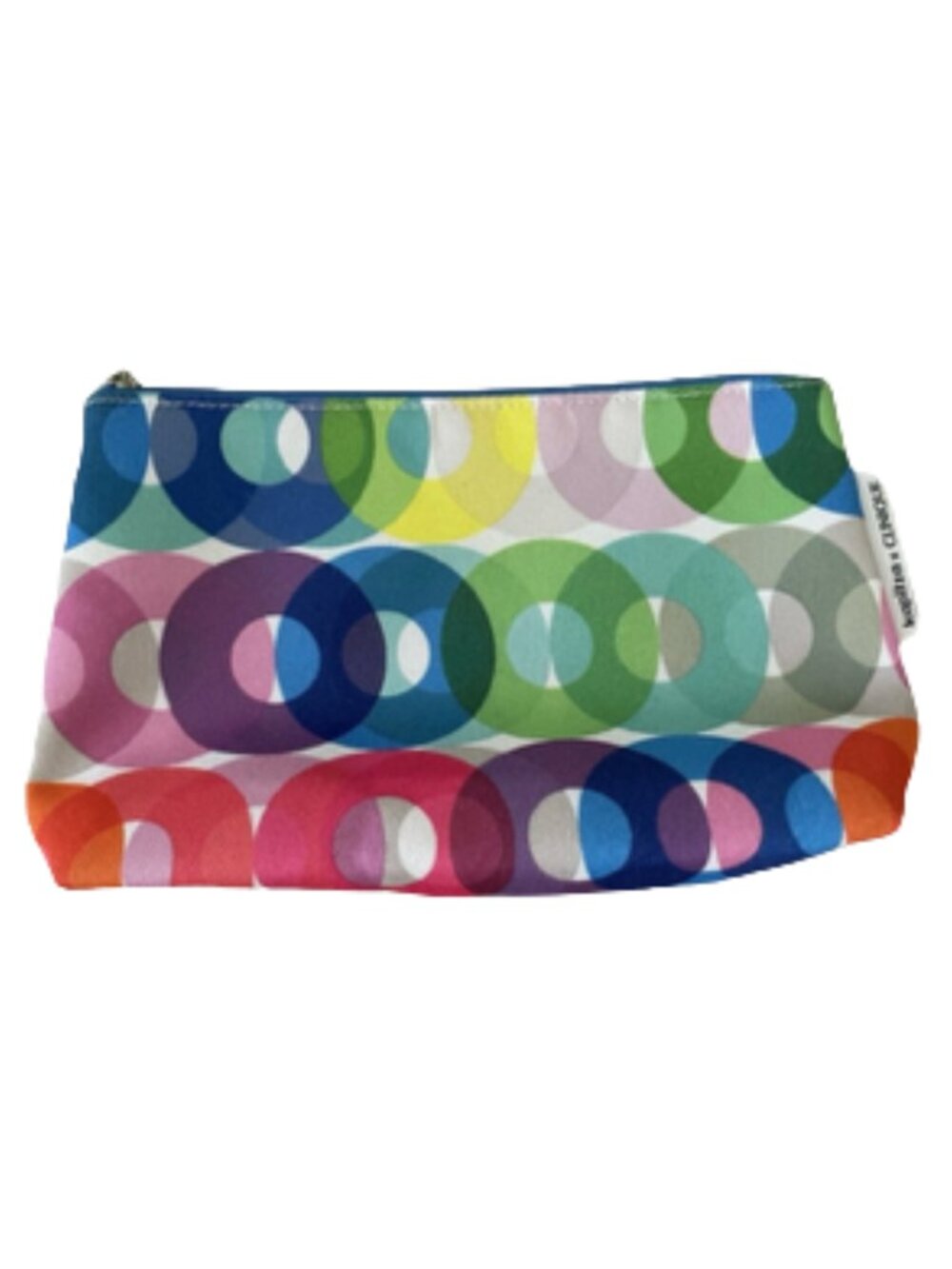 Kapitza x Clinique Multicolor Circles Polyester Everyday Cosmetic Travel Bag